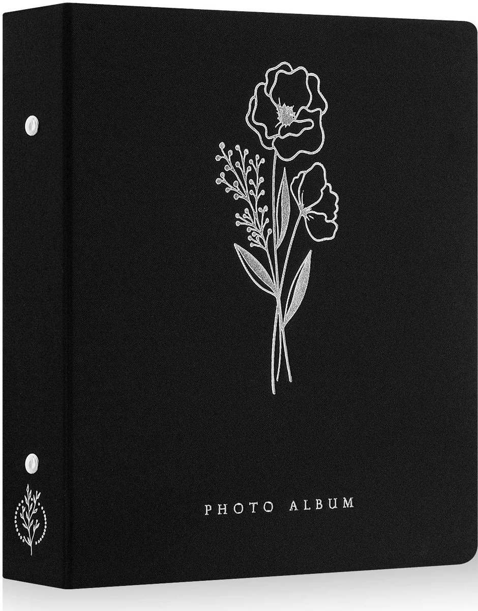 Dailygoods - Dailygoody - Fotoalbum - 400 Foto's - Elegante Linnen Omslag - Zwart - Waterdicht en Zuurvrij - Geschikt voor Bruiloft en Verjaardag