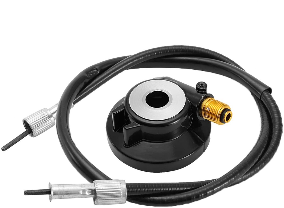 Dailygoods - Dailygoody - Snelheidsmeter transmissie - Snelheidsmeter kabel - Hoogwaardig materiaal - Zwart - Snelheidsmeter Drive Gear - Geschikt voor GY6 scooter...