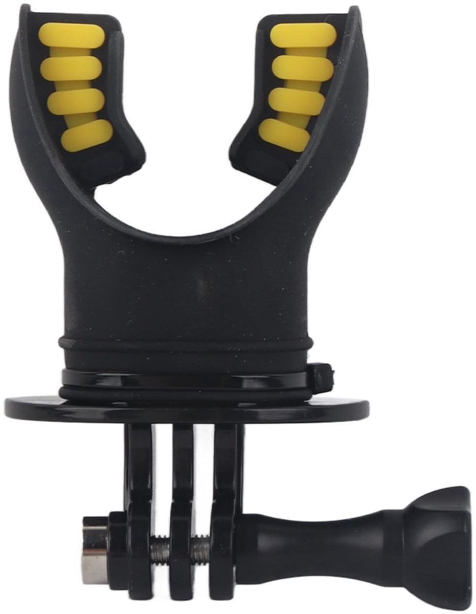 Dailygoods - Dailygoody - Mouth Bite Holder - Action Camera Bevestiging - Waterbestendig - Zwart - Duiksport Accessoire - Voor Eken en Xiaomi Yi