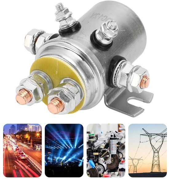 300A Wind Relay voor Off-Road Voertuigen, Waterdichte DC 12V Starter Relay met Messing Spoel, ATV Accessoire en Vermogen Relay van Merkloos — afbeelding 2