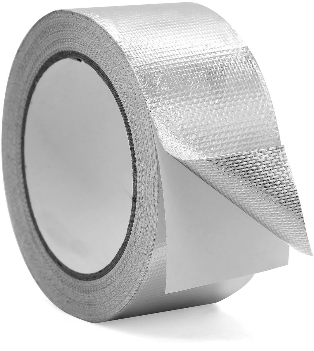 Aluminium tape voor hoge temperaturen, waterdicht en zelfklevend, ideaal voor pijpleidingen en auto, 5 cm × 20 m (1 stuk)