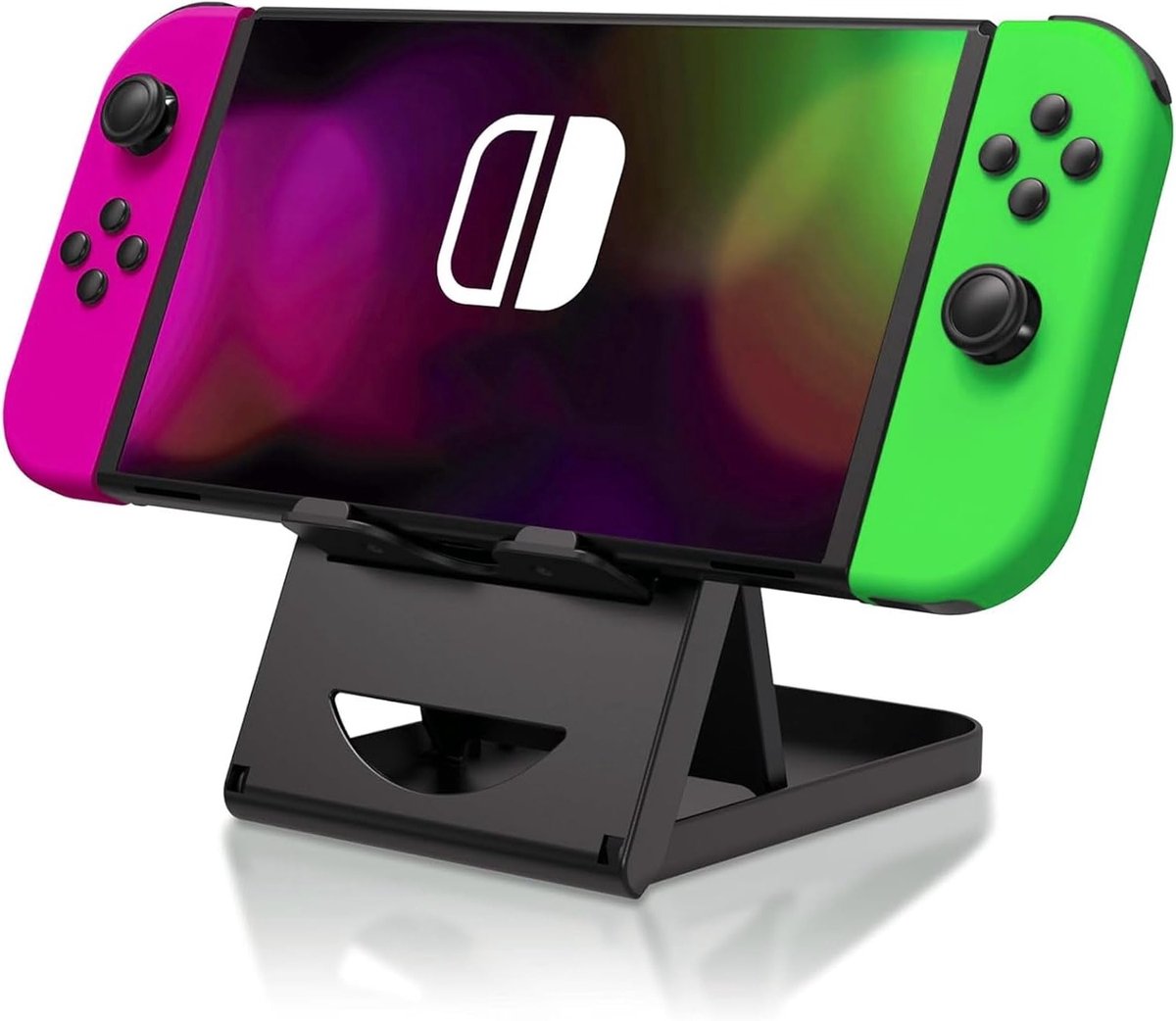 Verstelbare Speelstand voor Nintendo Switch, Draagbare Compacte Stand met 6 Hoogte-instellingen voor Gaming en Streaming