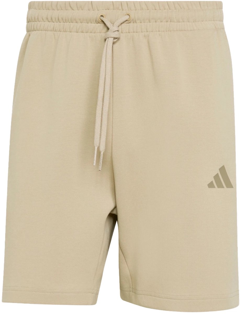Adidas future icons small logo shorts in de kleur ecru. Creme