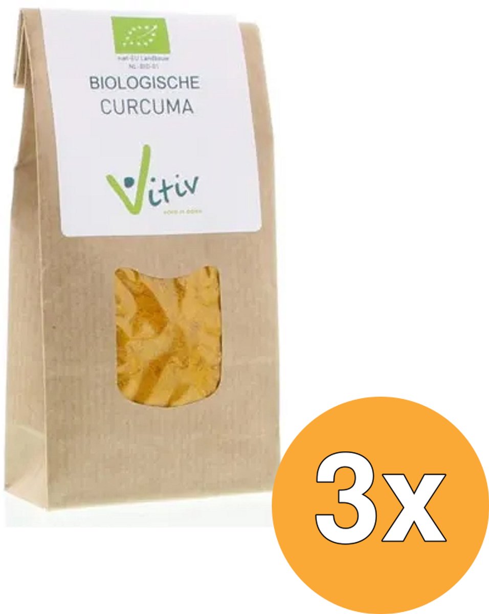3x Vitiv Cranberries Rietsuiker Bio (500 gr)