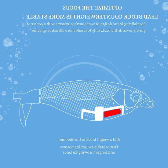 Vissersset met 5 Stuks - 7.5 cm Aas voor Baars, Snoek en Forel - Realistisch Ontwerp met Propeller, Drievoudige Haken en Opbergdoos - Zoet en Zout Water Visuitrusting van Merkloos — afbeelding 4