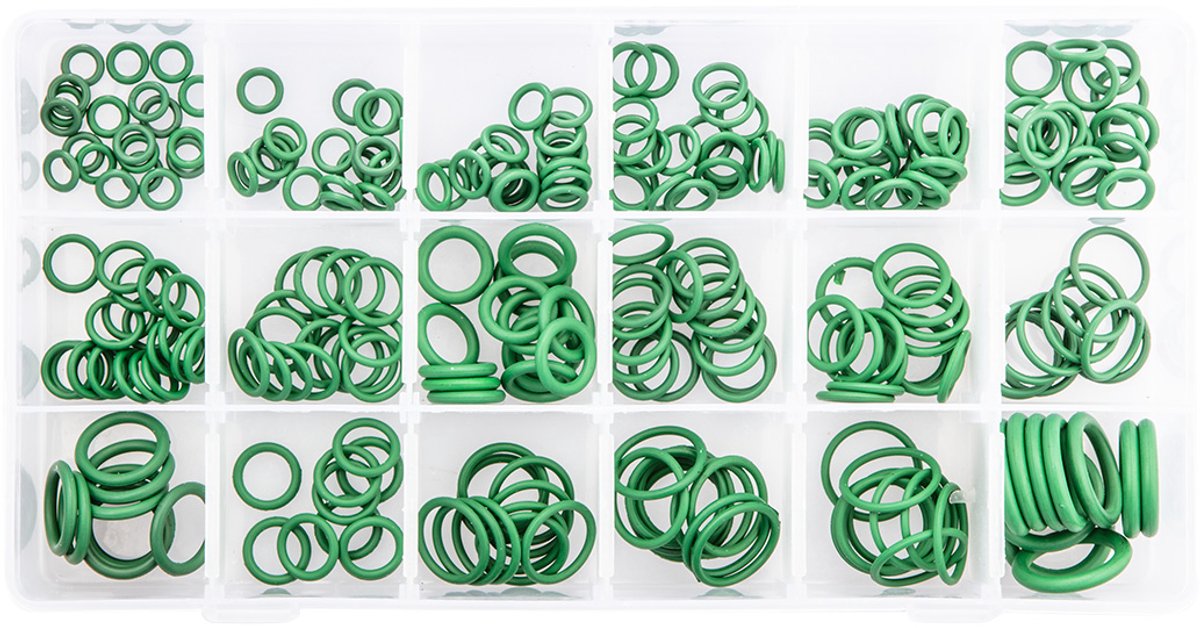 Grupa Topex - HNBR O-ringen Set - 270 stuks - Geschikt voor Auto-Airconditioning