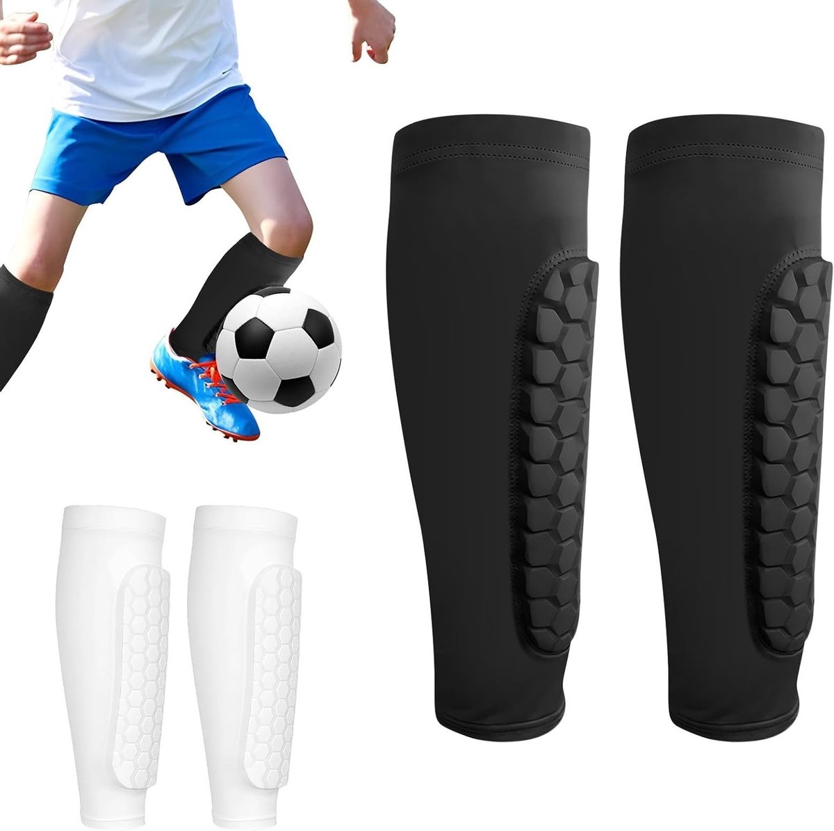 Ademende en Antislip Voetbalschenen voor Jongens en Meisjes - Professionele Bescherming voor Sporten - Maat XS