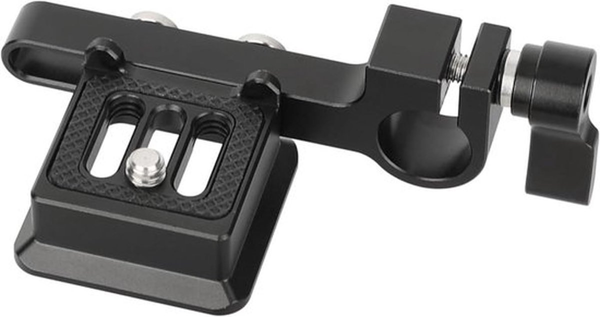 Snelwisselplaat compatibel met 15 mm Arca-Type stangklem voor spiegelloze camera's