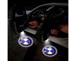 BMW Luxe LED Deurverlichting - Logo Projectie - Set van 2 - Ultra HD M-Performance Look - Plug & Play Instapverlichting - Voor 1, 2, 3, 4, 5, 6, 7 Serie, X1, X3, X5, X6