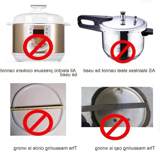 Duurzame Siliconen Afsluitring voor Snelkookpannen, Vervangring voor Aluminium Drukpannen (22cm) - Ideaal voor Koken en Stomen — afbeelding 3