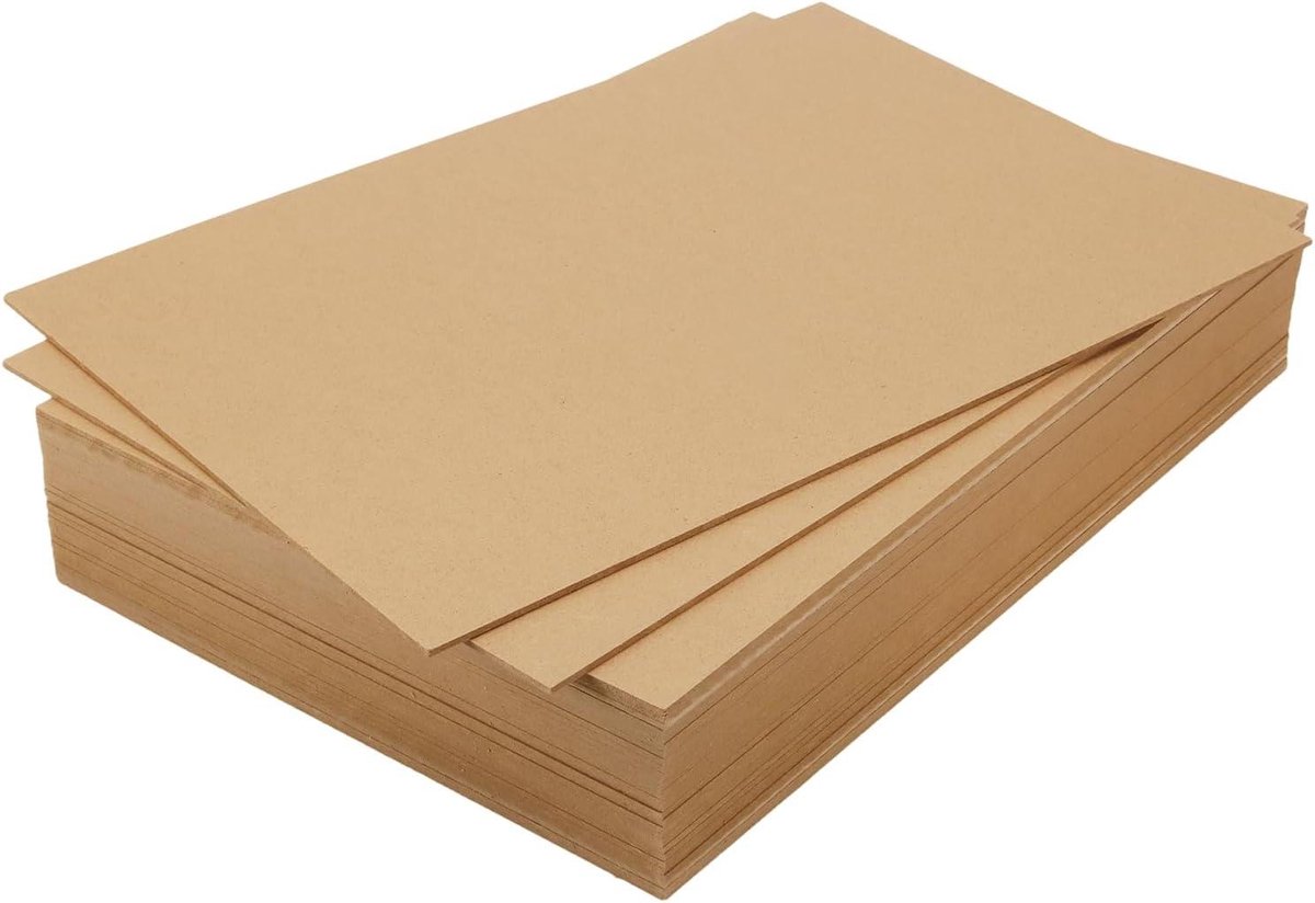 MDF Houten Platen - Vezelplaten - Creatief Hobby Gebruik - Gladde Afwerking - 30 Stuks A3 - Houtkleur