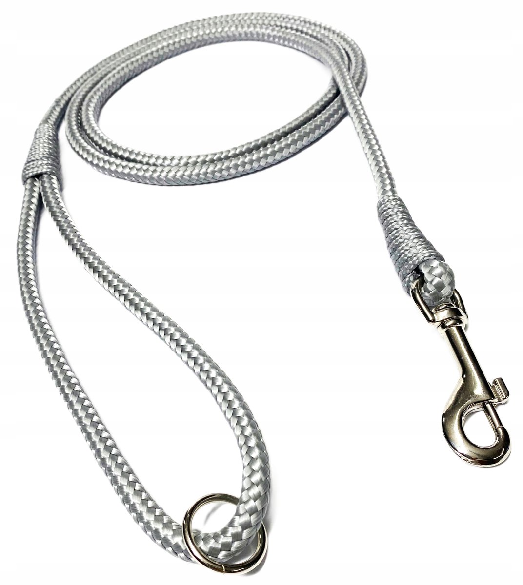Sterke Hondenlijn 150cm/ø8mm Grijze/Zilveren PP-kabel met Ring