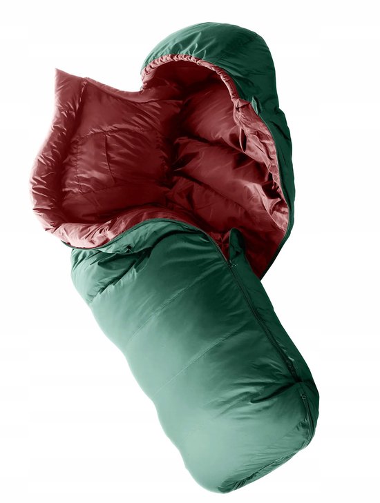 Deuter Starlight Down Kinderslaapzak (130-170 cm) - Zeegroen/Redwood — afbeelding 3