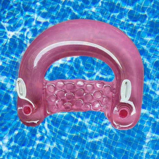 Opblaasbare Loungestoel - Waterhangmat Zwembad - Ontspannen Drijven - Met Handgrepen Bekerhouders - 95 x 80 x 25 cm - Fonkelend van Merkloos — afbeelding 4