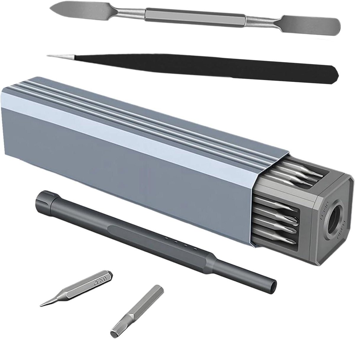 Schroevendraaierset - Precisie gereedschap - Elektronica reparatie - 44 in 1 set - 15 cm doos - Zwart