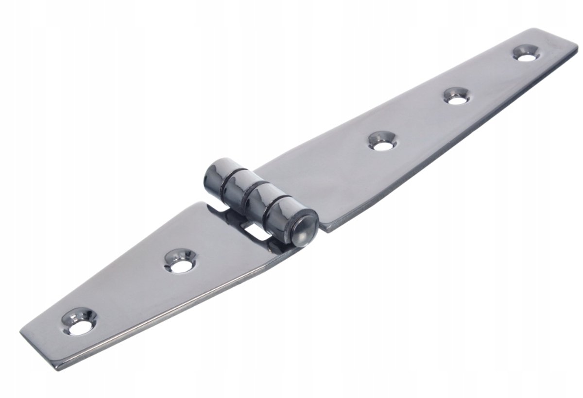 RVS Hoekscharnier 135x27x2mm A2 voor Meubels, Deuren, Luiken