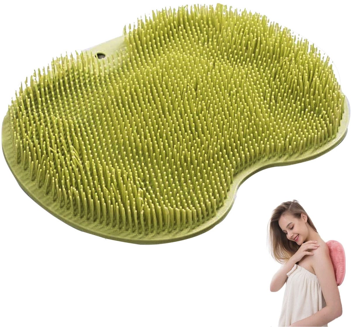 Dailygoods- Massagepad Antislip - Siliconen Voetborstel - Douche Massager - Scrubber - Voetenreiniger - Handwasmachine