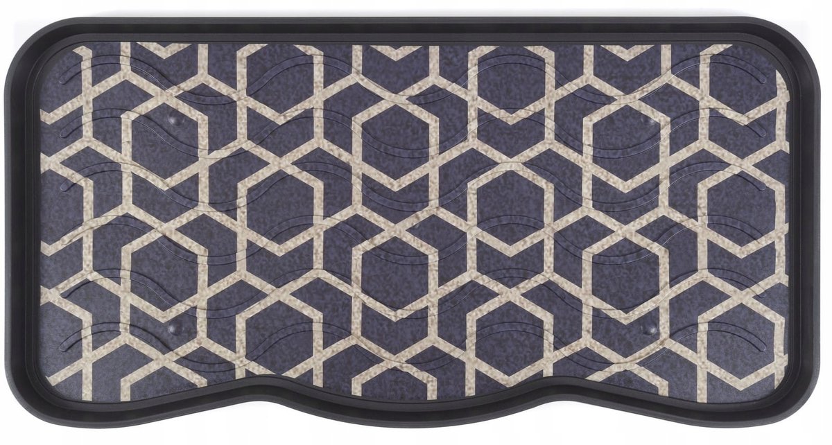 Schoenenmat met opstaande rand 38x75 cm - Waterdicht en decoratief