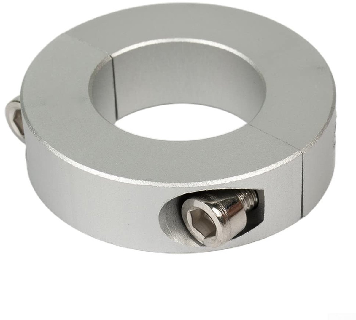 Byshayne- Klem Dubbele Split 12mm - Binnendiameter 12mm/20mm/25mm/30mm/35mm/38mm - Aluminiumlegering - Anticorrosie Behandeling - 1 Stuk - Klemring
