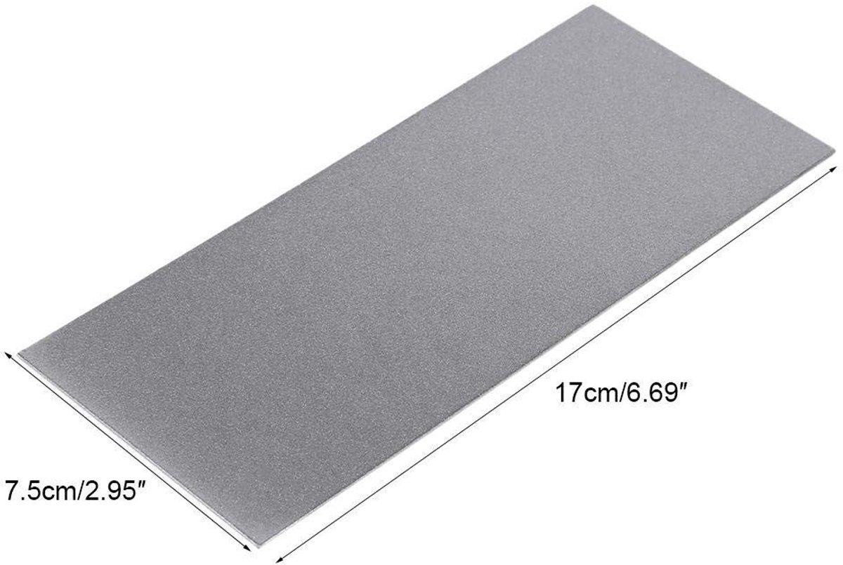 Dailygoods- Slijpsteen Korrel 80-3000 - Diamant Slijpsteen - Slijpsteen voor Messen - Slijpsteen voor Keuken - Slijpgereedschap - Fijn Geslepen Gereedschap