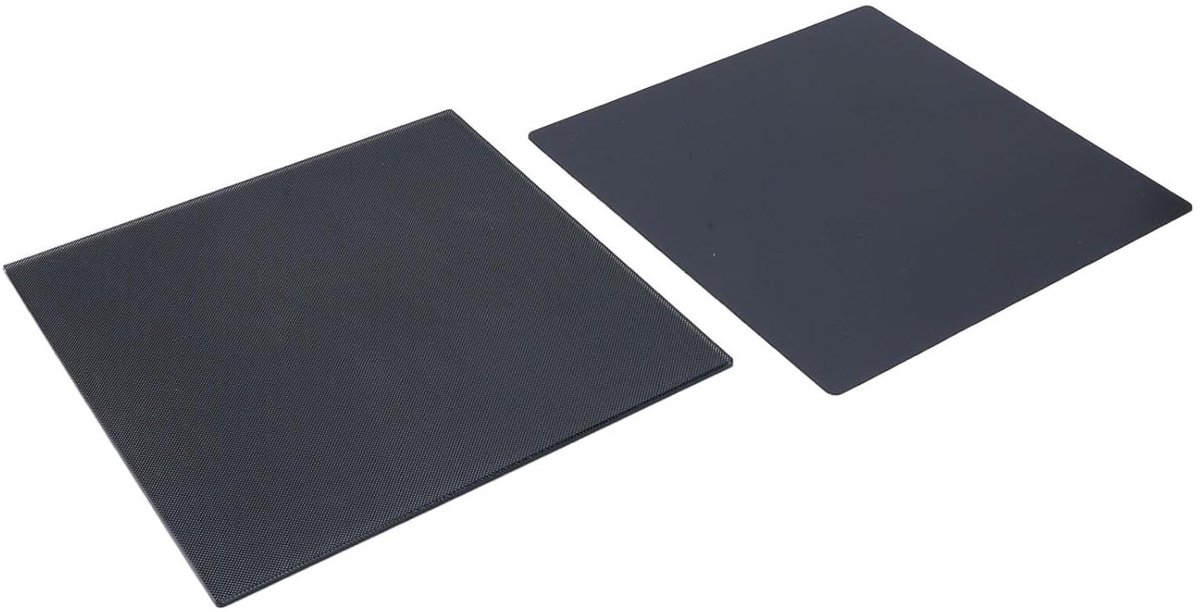 Glazen Bouwplaat - 3D Printer Bed - 3D Printen - Microporeuze Coating - 257x257mm - Zwart
