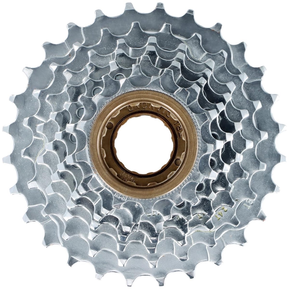 BRENZOOS- Kettingtandwiel 7 Versnellingen - 13-28T - Hoog Precisie Tandprofiel - Roestbestendige Coating - Geschikt voor Mountainbike - Inclusief 1 x Cassette - Fietscassette