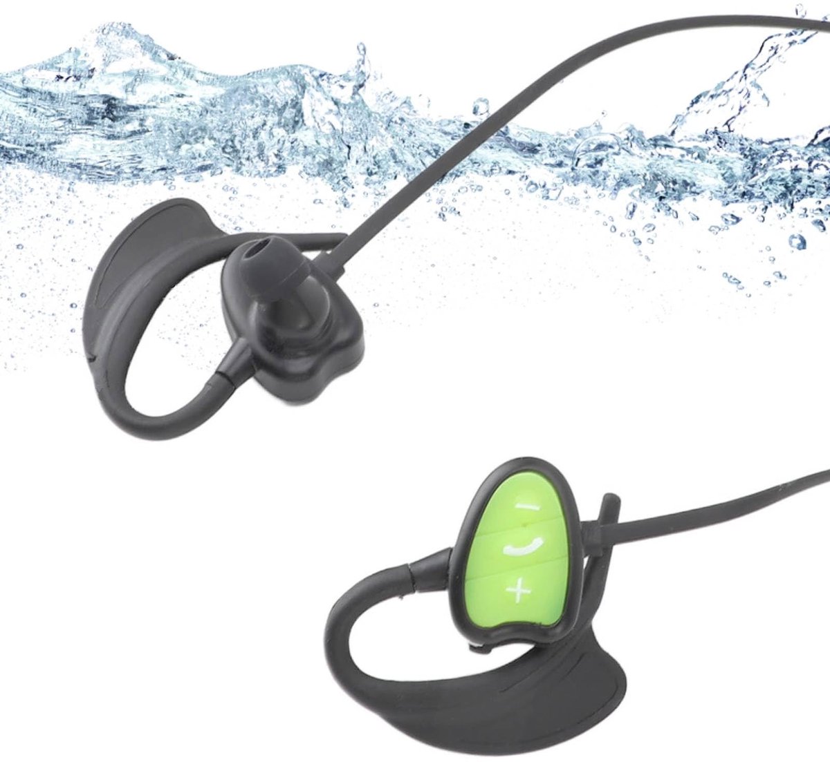 BRENZOOS - Waterdichte Hoofdtelefoon voor Zwemmen met Draadloze Mp3-speler