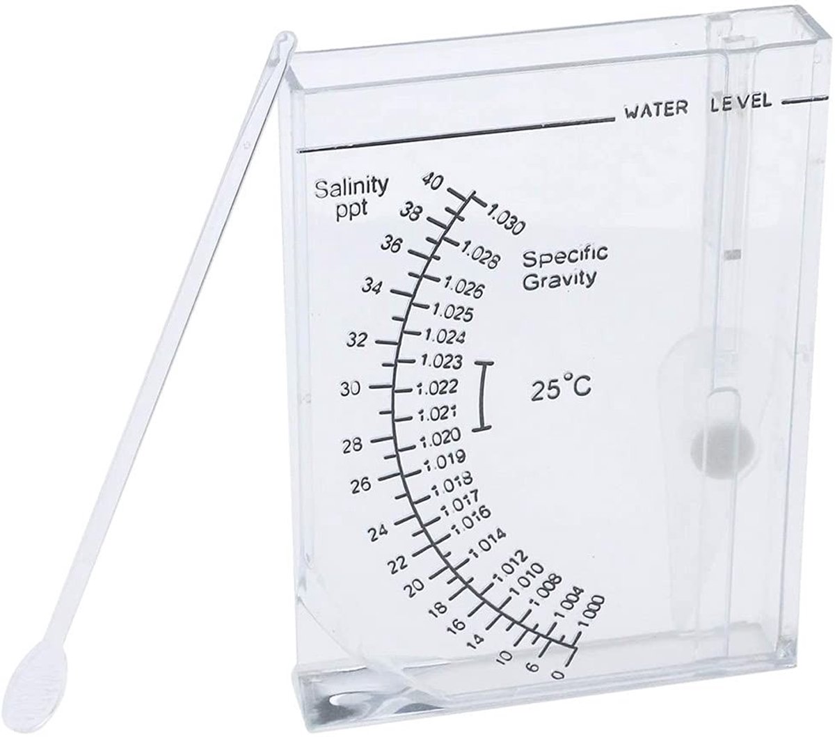 BRENZOOS - Zoutgehalte Tester voor Aquarium en Vijver met Automatische Hydrometer