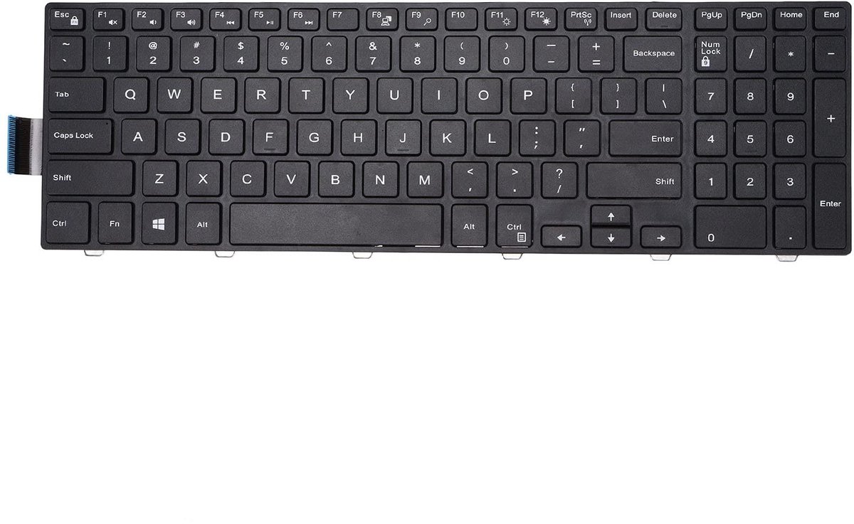 Dailygoods- Laptop Toetsenbord Vervangend - 101 Sleutels - Aluminiumlegering - Duurzaam - Snelle Respons - Ideaal voor 15 3000/15 5000/17-5000