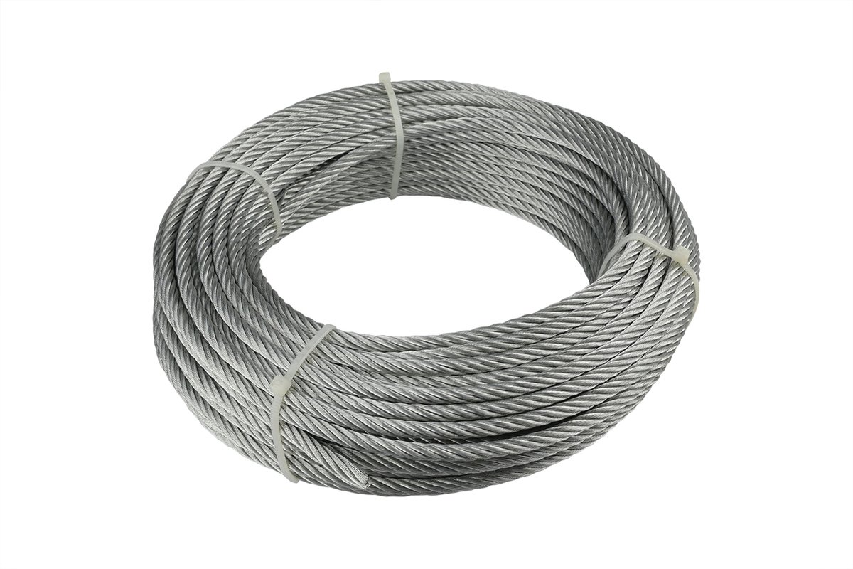 Staalkabel verzinkt 5 mm | Bundel 25 meter