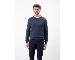 LERROS Sportieve gebreide trui , Maat: XXXL , Kleur: CLASSIC NAVY , 100% katoen