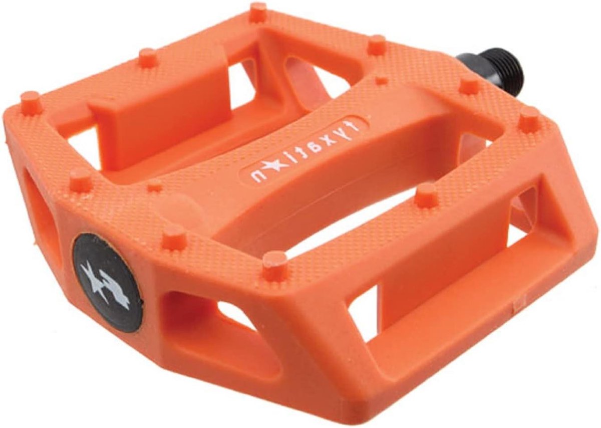 Platform Fietspedalen - BMX Pedaal - Comfortabel Fietsen - Breed Platform Met Grip - 9/16 Inch - Oranje