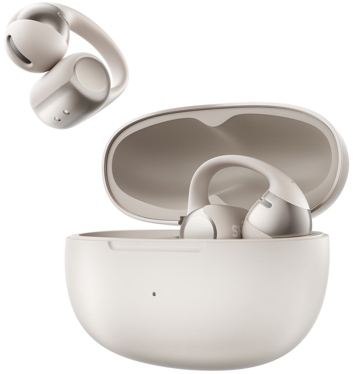 Shokz OpenDots ONE Open-ear Clip-on Oortjes – Dolby Audio – Draadloze Oordopjes – Grijs thumbnail 2