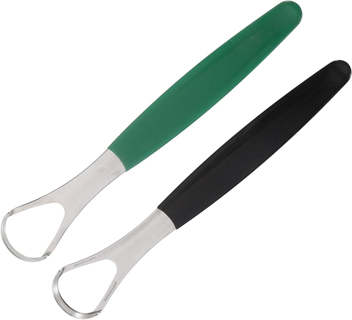 Tongschrapers Sets - Mondverzorging - Dagelijkse Mondhygiëne - Ergonomisch Ontwerp - 4 Sets - Zilver