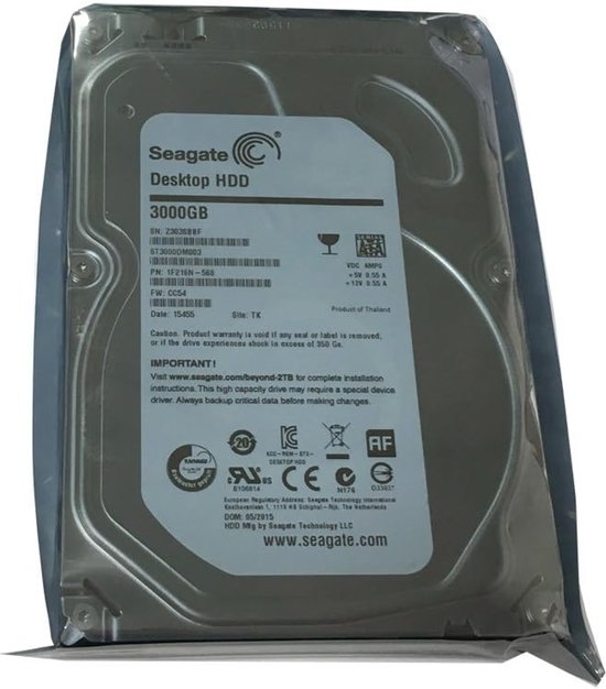 Interne Harde Schijf - Opslagstation - Data Opslag - Stil en Laag Verbruik - 3 TB - Zilver van Interne Harde Schijf — afbeelding 5