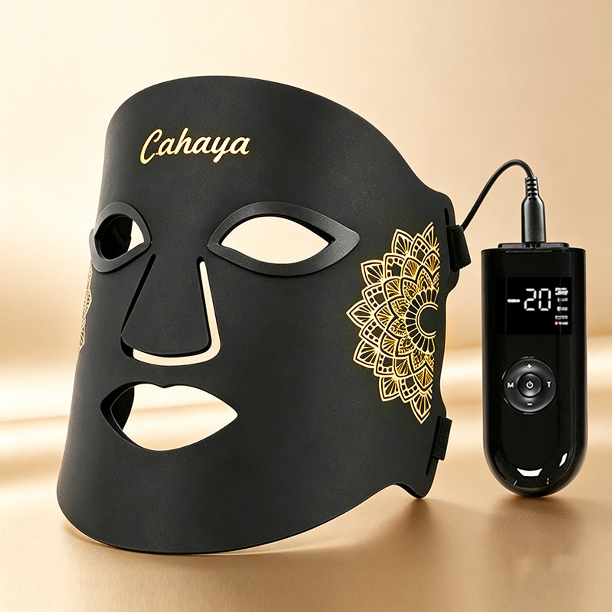 Cahaya Pro LED masker - Roodlichttherapie Masker - LED Gezichtsmasker - Meerdere Lichtmodi - LED Gezichtsmasker Lichttherapie - infraroodtherapie - Collageen Masker - Huidverbetering & anti-aging Routine