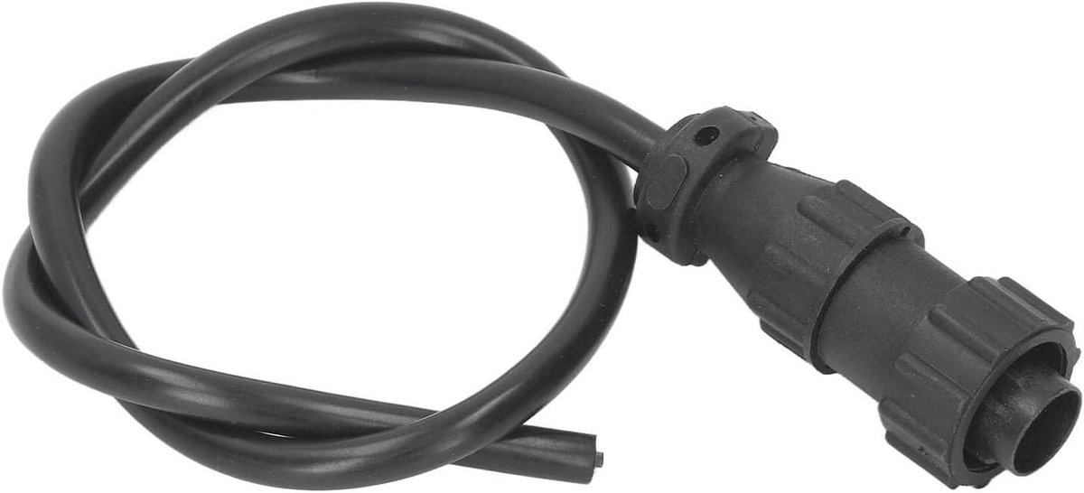 Triggerconnector Met Draad - 4-pins Stekker - MIG Lassen - Stabiele Verbinding - Compact Ontwerp - Zwart