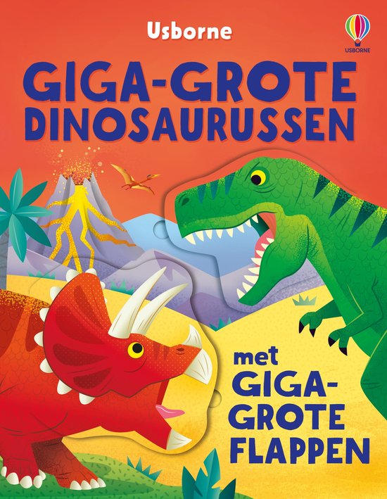 Giga-grote dinosaurussen met giga-grote flappen - cover