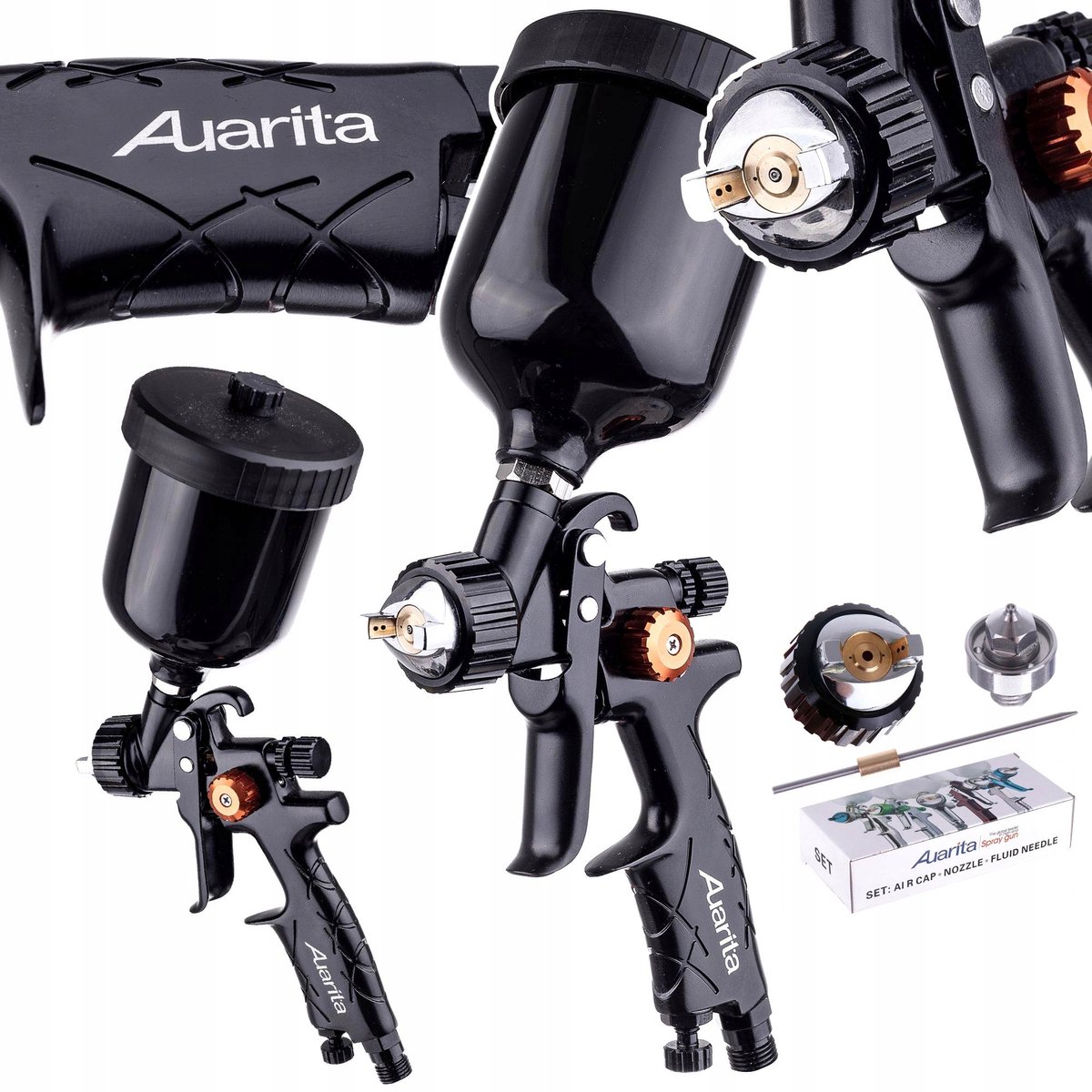 Auarita LION 2 Light HVLP Mini Lakspuit 0,8/1,0mm 250ml