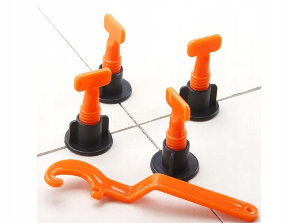 50x Tegel Levelling Systeem Clips & Wiggen
