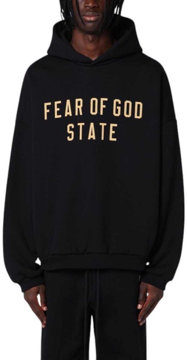 Fear Of God Heren Trui Zwart FW25/BLK Fleece Hoodie