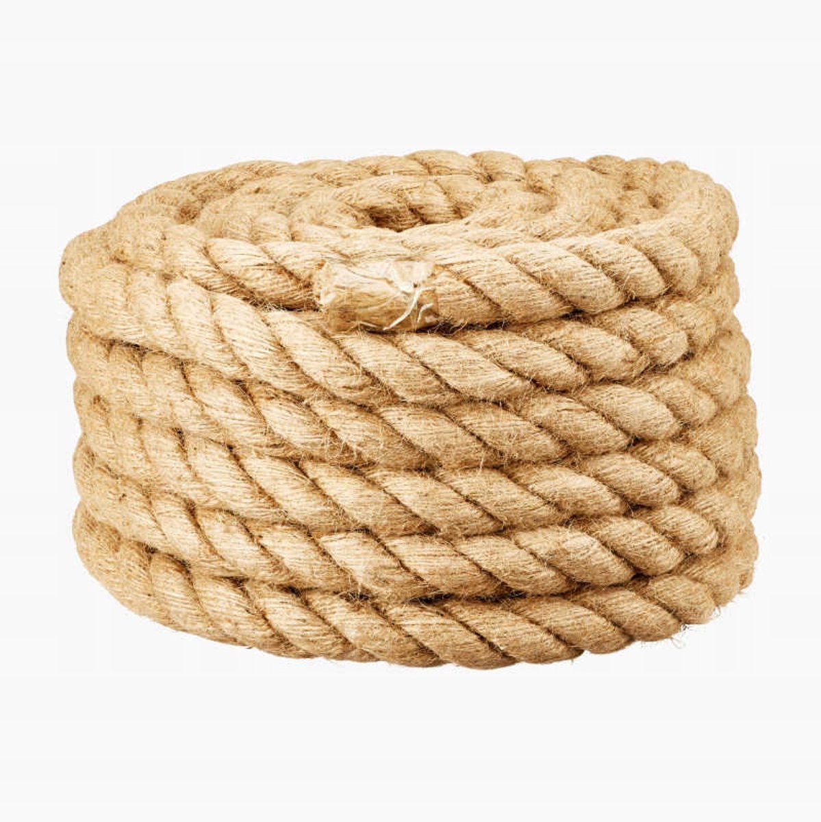 Natuurlijke Jute Touw 60mm x 10m - 3-draads, Sterk & Decoratief