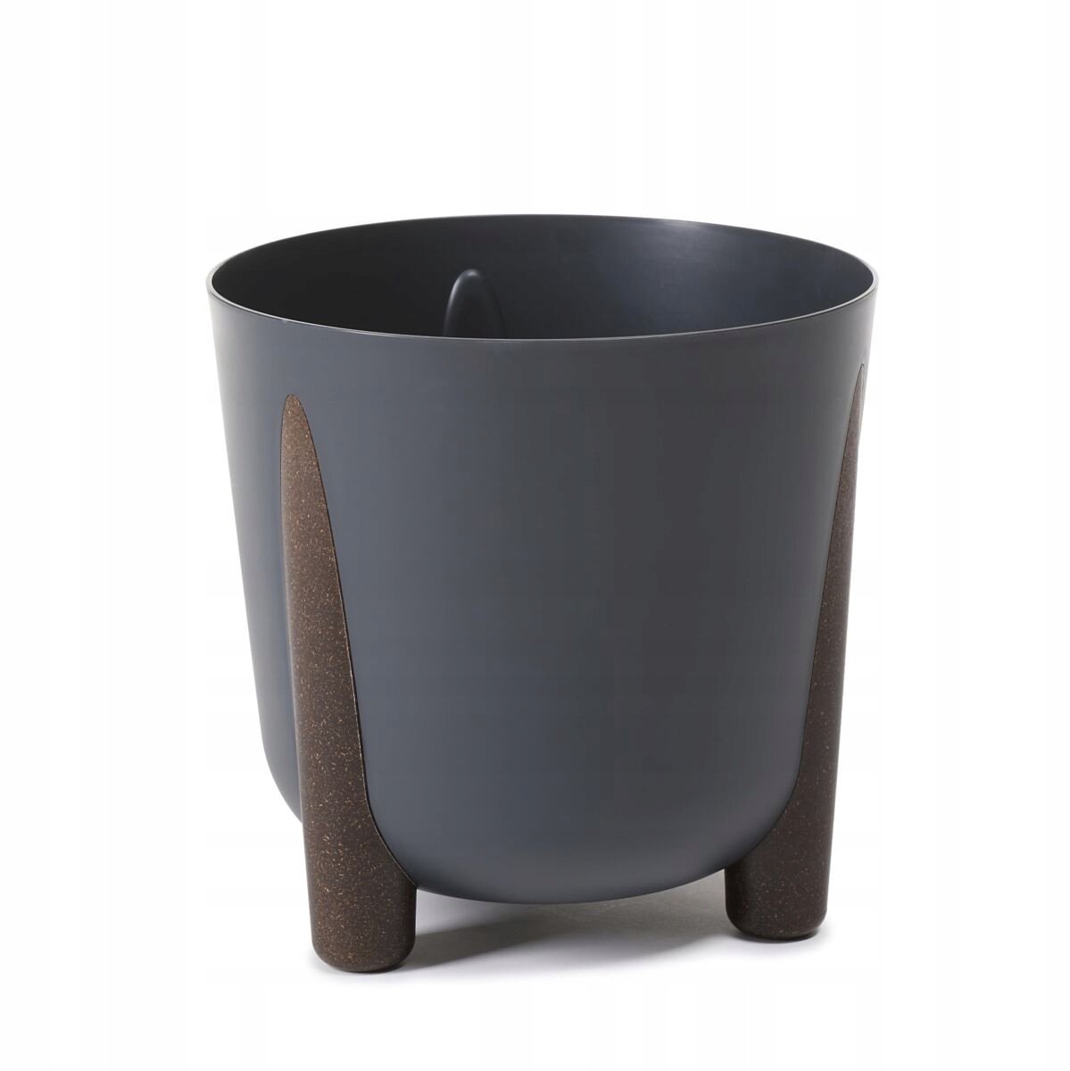 Lamela FRIDA Pot Antraciet 30 cm met Inzet - Stijlvol & Durzaam