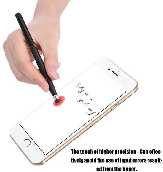 JHUBERS- Stylus Pen Premium - 3 Stuks - Draagbare Touchpen - Compatibel met Tablets/Smartphones - Lichtgewicht - Krasbestendig Plastic — afbeelding 4