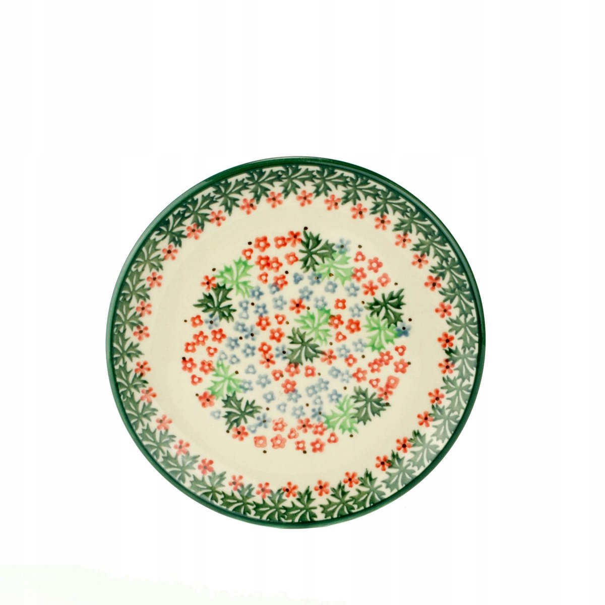 Bolesławiec Keramisch dessertbord 16 cm - Handgemaakt en decoratief