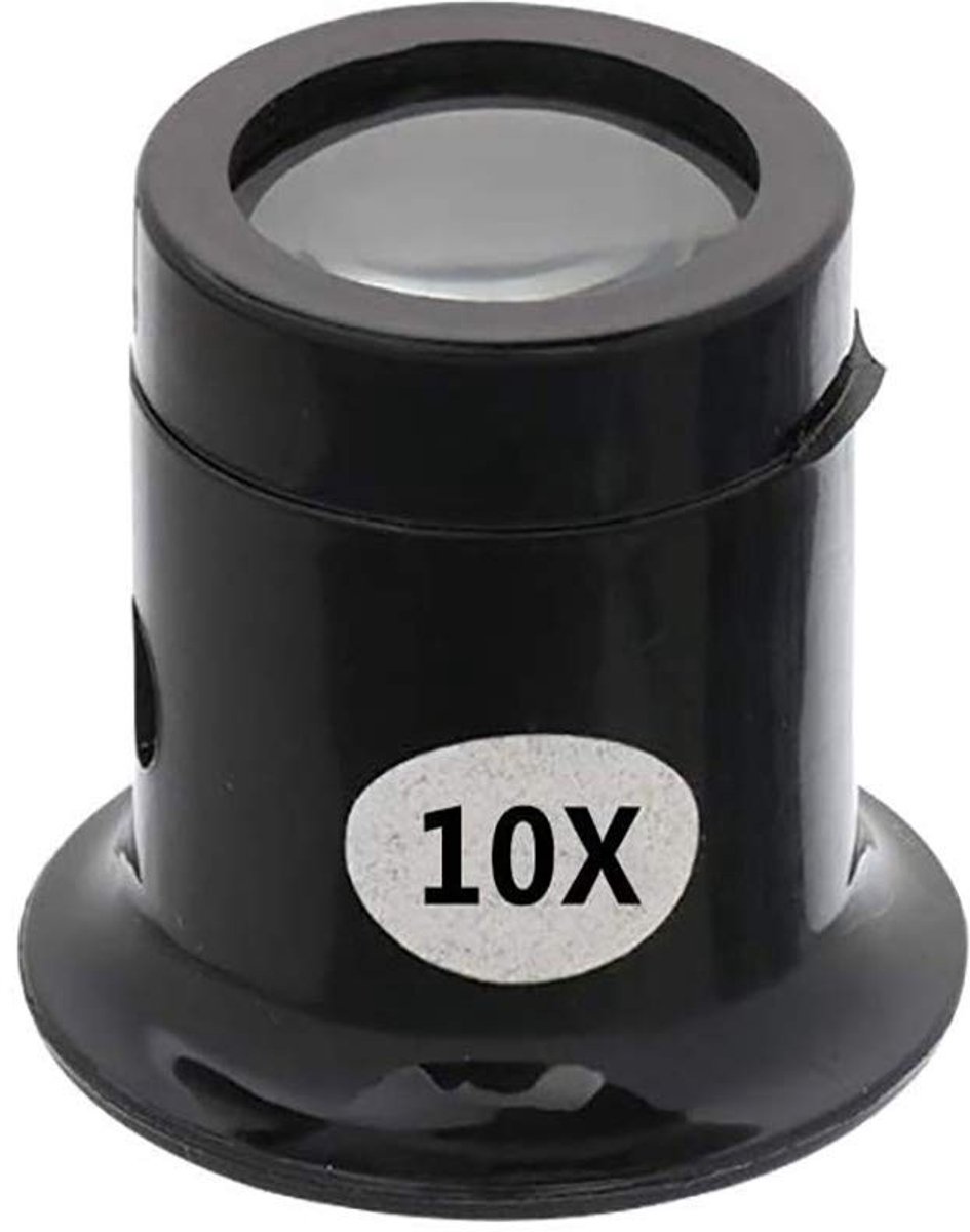 Dailygoods - 10X Vergrootglas voor Horlogemakers en Sieraden