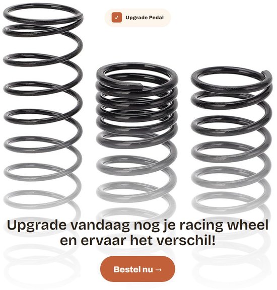Upgrade Set voor Pedalenveren van Metaal in Zwart - Hoge Sterkte voor Racing Wheel met 3 Stukken - Verbeter de Gaming Ervaring en Responsiviteit van Merkloos — afbeelding 5