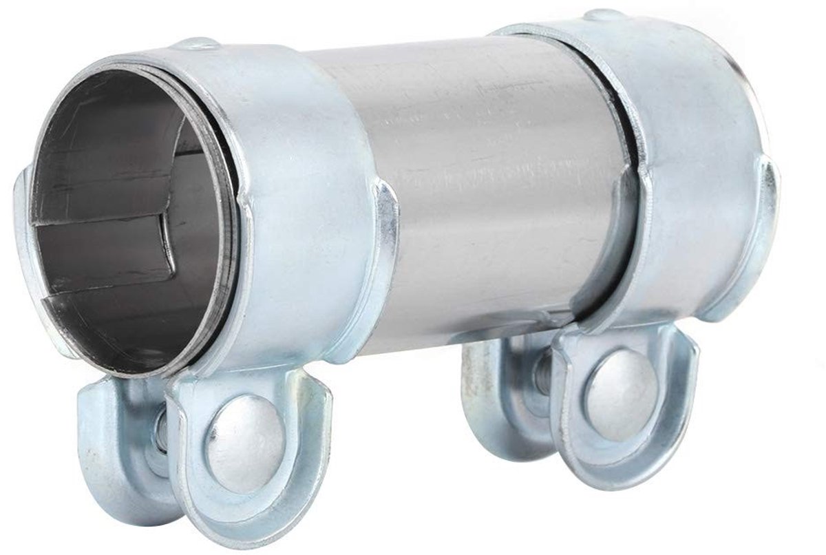 Dailygoods- Uitlaatklem 45 x 125mm - IJzeren Klem - Connector Vervanging - Geschikt voor Opel Agila/Corsa - Hoge Betrouwbaarheid - Directe Vervanging - Uitlaatpijp