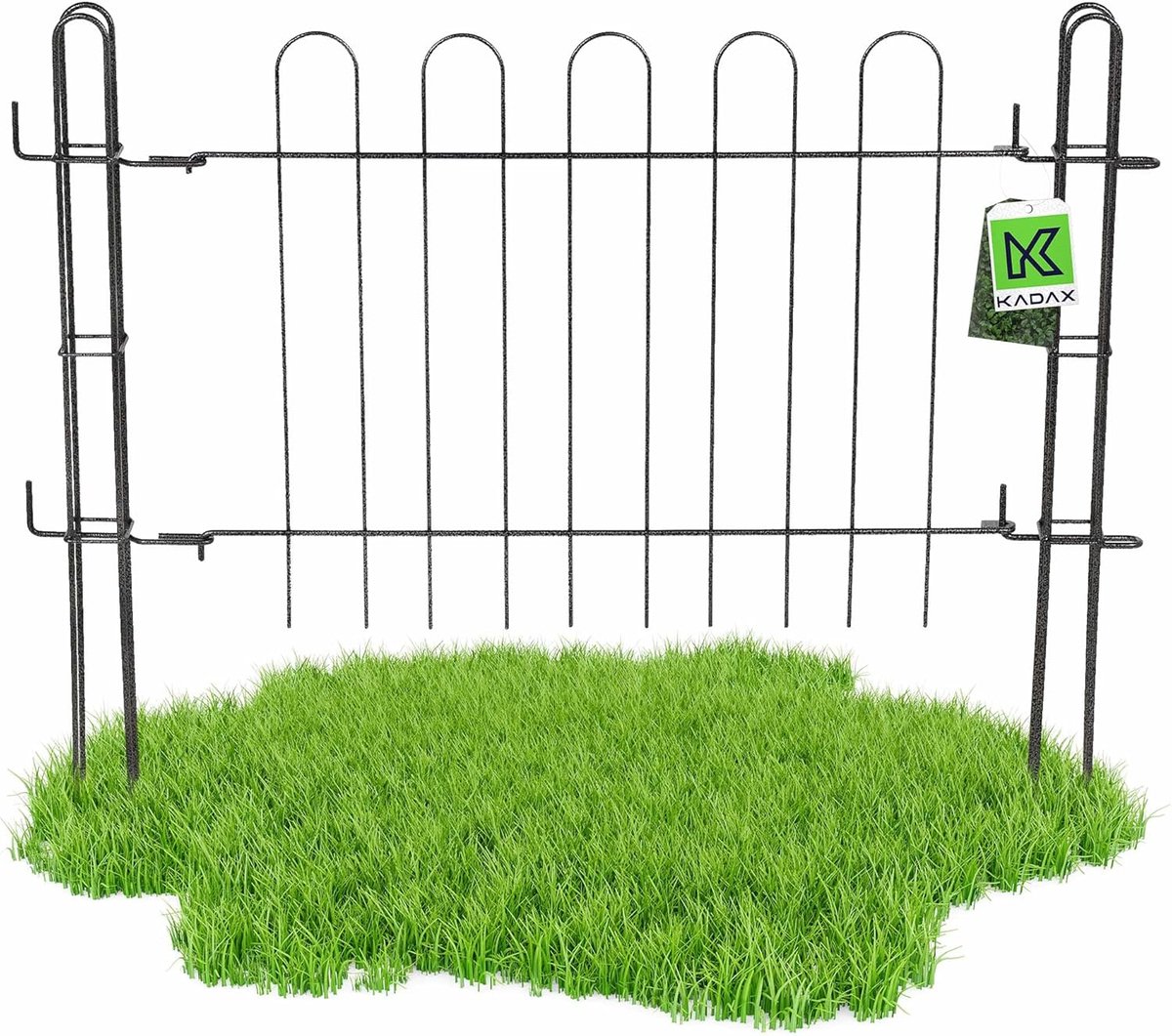 Tuinpoort Staal - Decoratief hek - Tuin afscheiden - Poedercoating weerbestendig - 70 cm b