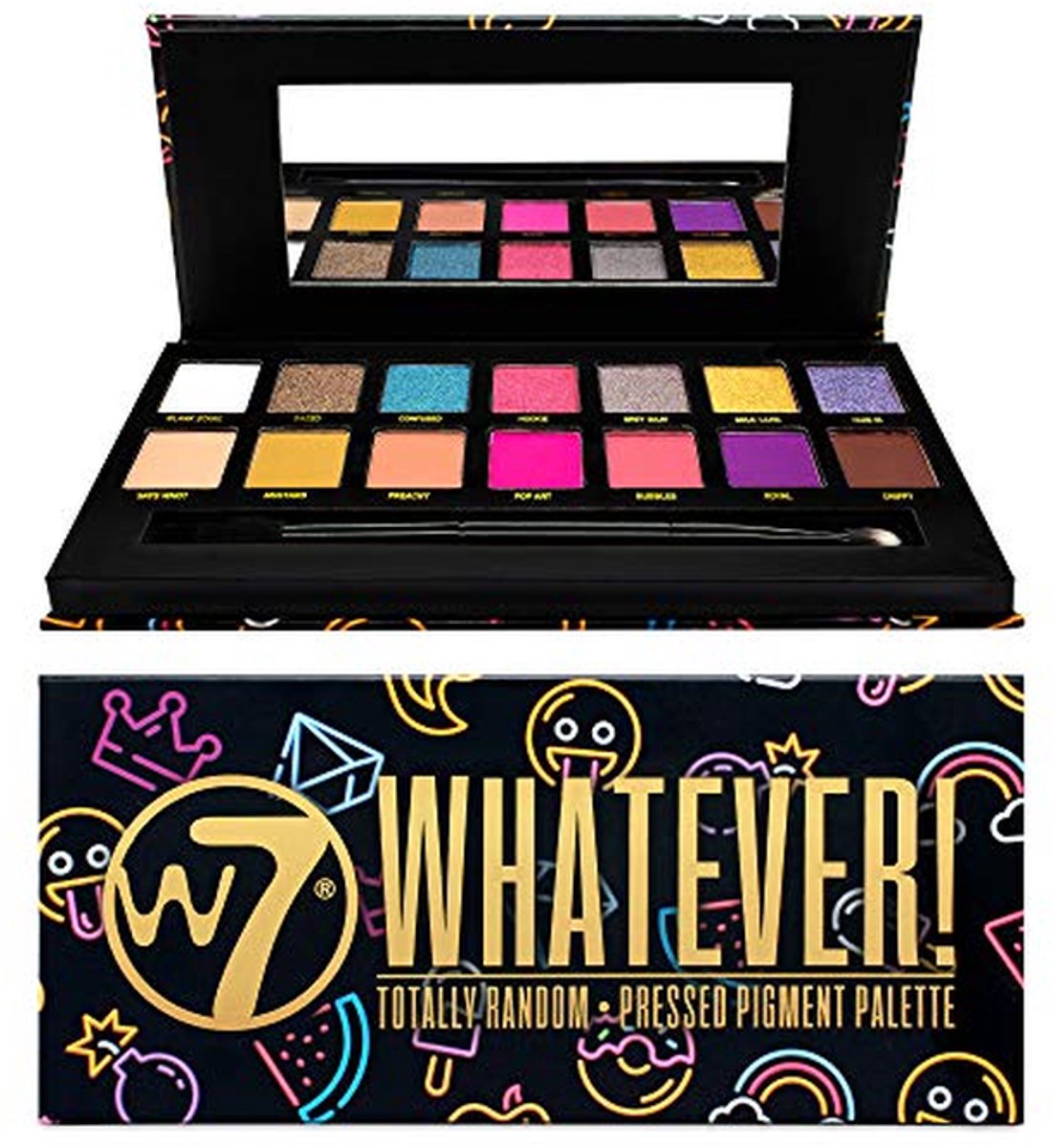 Oogschaduw Palet - Make-up Set - Feestelijke Looks Creëren - 14 Regenboogkleuren - 10 gram - Multicolor